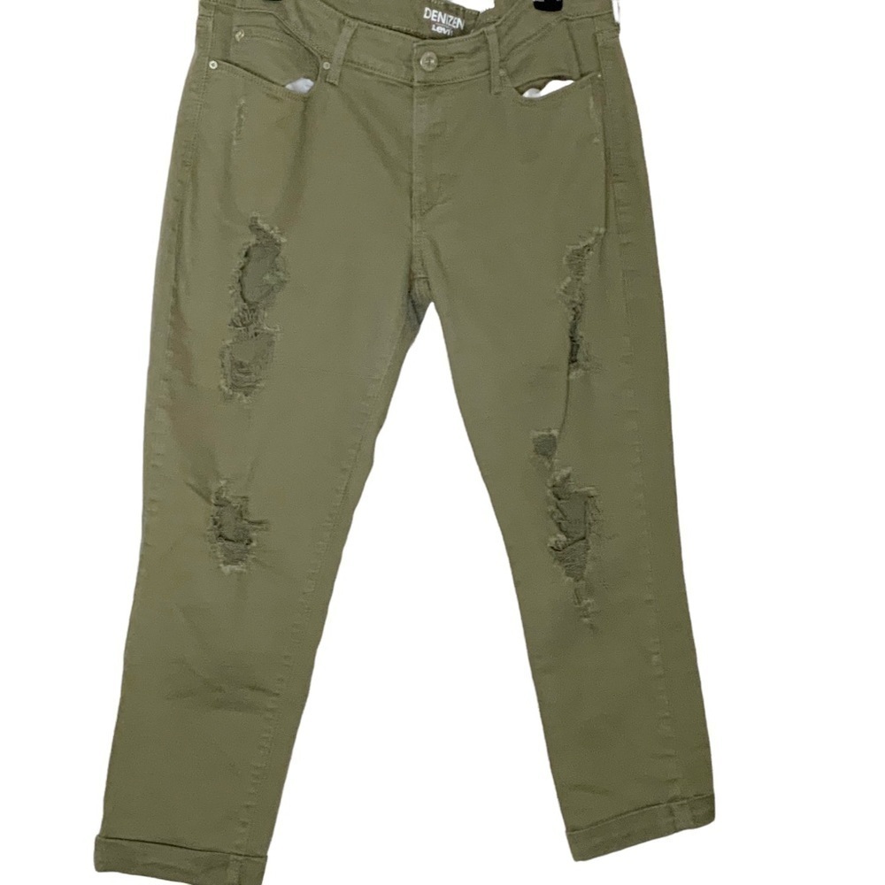𝅺LEVI’S denizen green distressed pants. Size 32 - Picture 3 of 6